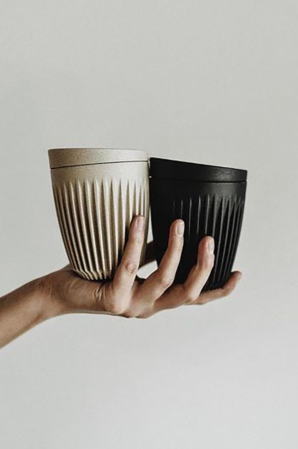 Huskee Reusable Coffee Cup - Charcoal