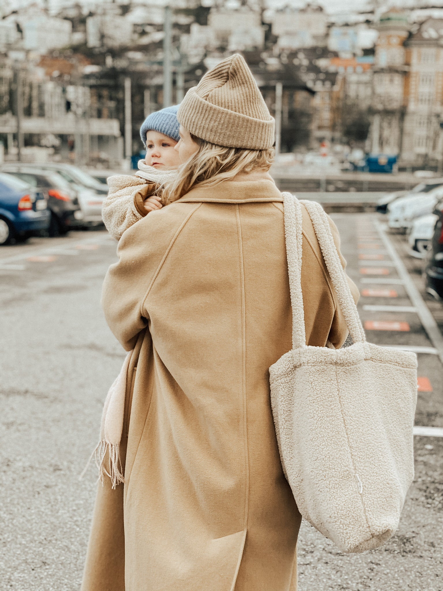 Teddy Mom Bag Ecru - Main Image