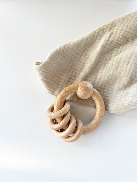 Natural Round Rattle